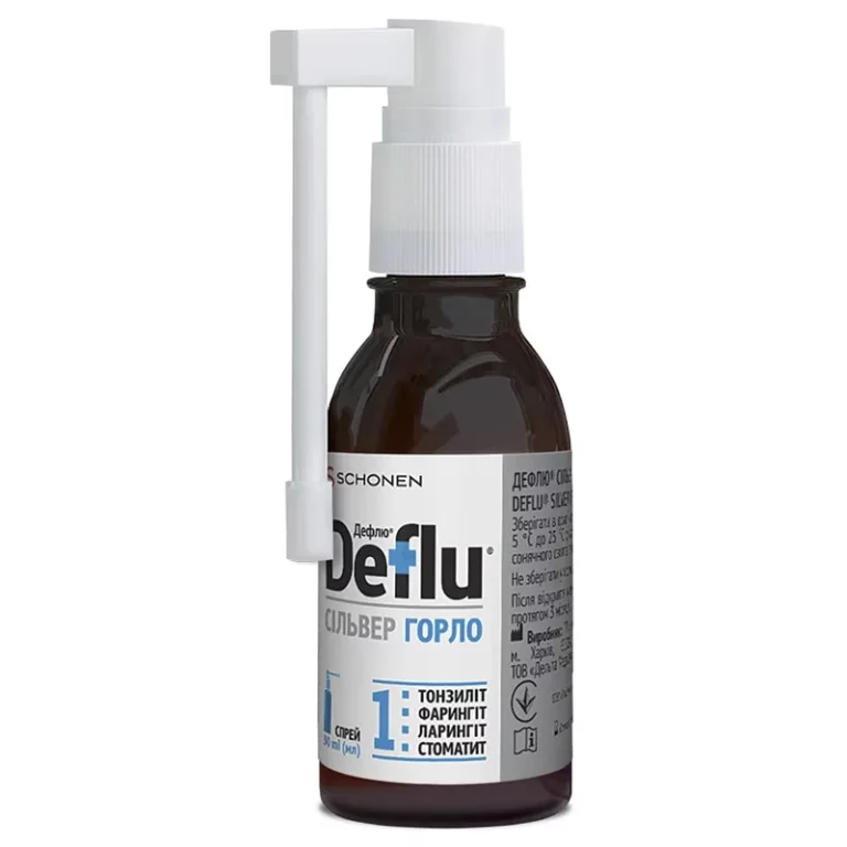 Deflu Silver горло спрей