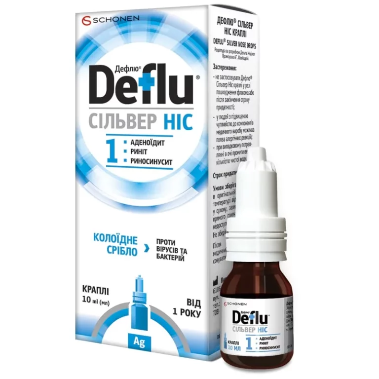 Спрей Deflu Silver нос